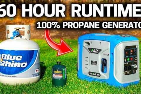 ALP 1000w Propane Inverter Generator - 60 HOURS PER TANK &amp; Parallel Ready