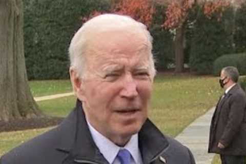 Biden says he didn't exchange words with Putin