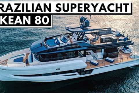 OKEAN 80 SUPERYACHT Tour Power Flybridge Motor Yacht / Liveaboard &amp; Charter