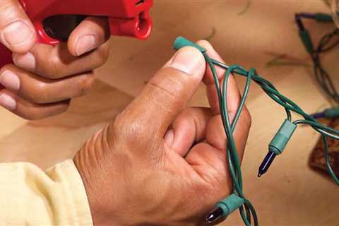 How to use a light tester to fix Christmas lights
