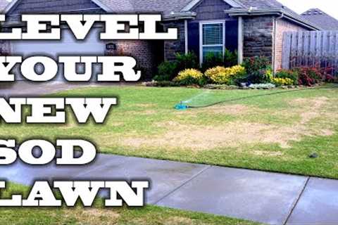 3 Options for Fixing Your Bumpy New Sod Lawn // Should You Level It with Sand, Soil, or Mix &amp;..