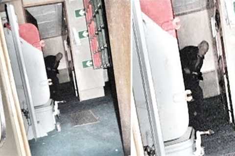 This Ship Yard Worker Was Investigating This Abandoned Boat When He Accidentally Photographed This
