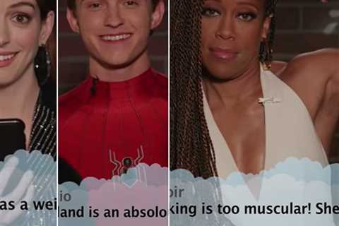 Kimmel's Mean Tweets: Tom Holland Slings Back, Anne Hathaway's Burn and Regina King's Epic Flex