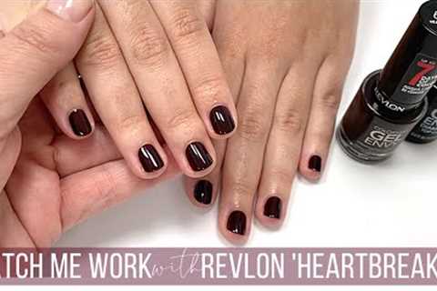Natural Nail Manicure feat. Revlon ColorStay 'Heartbreaker' [WATCH ME WORK]