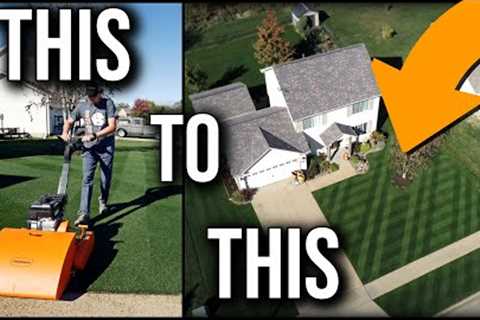 Oddly Satisfying Lawn Mowing