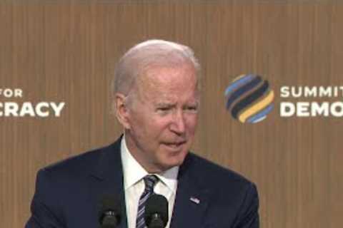 Biden calls Inflation Spike "Bump in The Road"