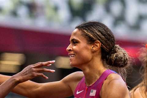 McLaughlin beats Muhammad to the Gold at the 400 Hurdles