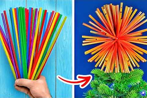 Simple DIY Christmas Decorations From Trash