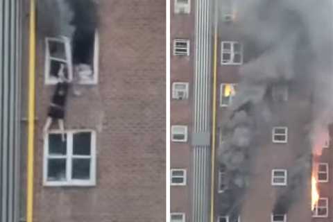 NY Teens' Death Defying Escape From Fatal High Rise Blaze
