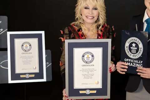 Dolly Parton Breaks Three Guinness World Records
