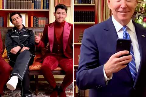 Jonas Brothers Team Up with President Joe Biden For Viral 'Joe Byron' TikTok