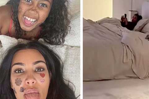 What Kim Kardashian Told North West After Going Live on TikTok without Permission