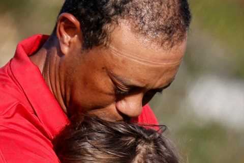 Charlie Woods dazzles while Tiger, in Return Grimaces and Grinds