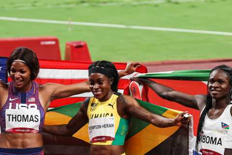 Elaine Thompson-Herah has a rare double-double with repeated wins in the 100- and 200-meter races.