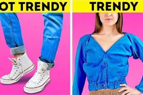 COOL DIY CLOTHES HACKS || Amazing Jeans Ideas To Refresh Your Style