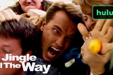 The Fight For Turbo Man | Jingle All The Way | Hulu Christmas