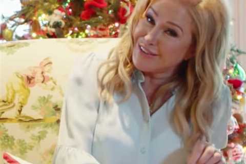 Kathy Hilton Gives Tour of LA Home, Transforms It Into Winter Wonderland
