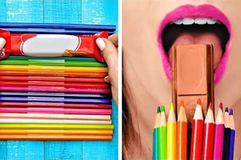 HOW TO SNEAK SNACKS EVERYWHERE || Crazy Ways To Sneak Candies And Other Sweets