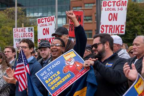 After being on strike since October, Kellogg workers ratify the revised contract.