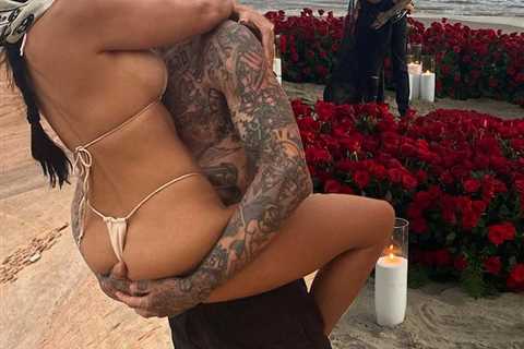 Kourtney Kardashian and Travis Barker's Whirlwind Romance in 2021