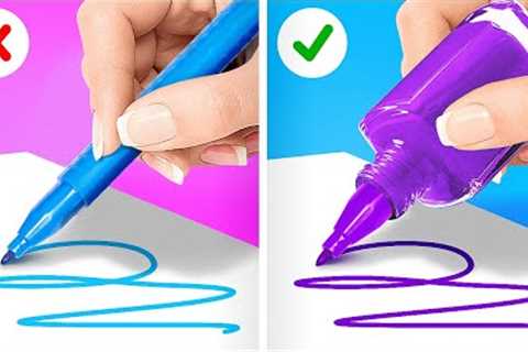 BACK TO SCHOOL HACKS! DIYs, Art Hacks, and Fun Pranks