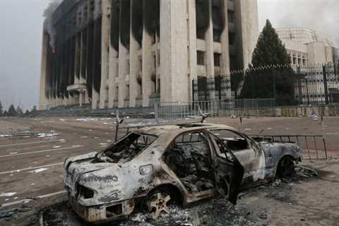 Kazakhstan's President Declares That Security Forces Can Fire without Warning' in an Attempt to..