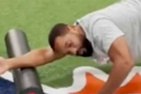 Will Smith Takes One Step While Training with Miami Dolphins