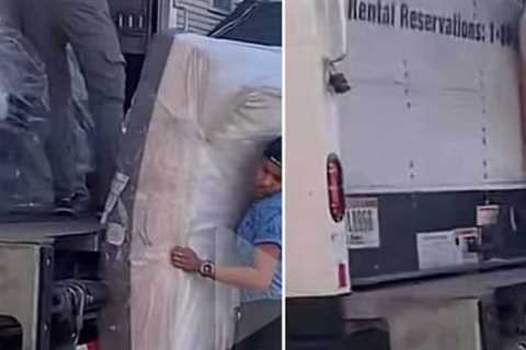 After refusing to release belongings, 'Scam Movers' lock customer in back of truck