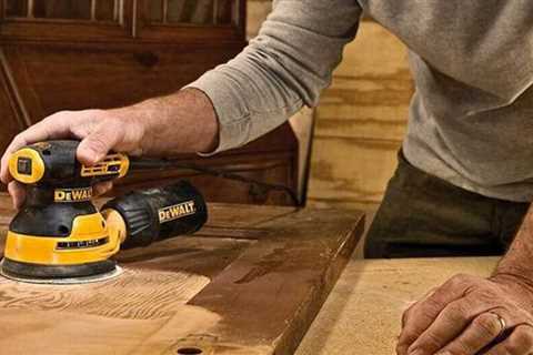 There are 10 types of sanding tools for wood projects
