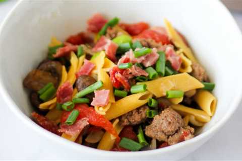 One Pan Pasta Toss