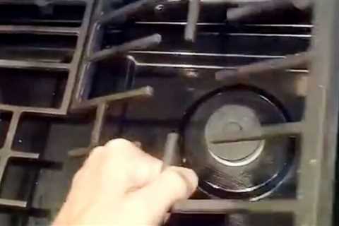 How to fix a gas stove burner