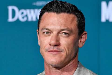 Luke Evans shows his age in a skimpy bathing suit shot