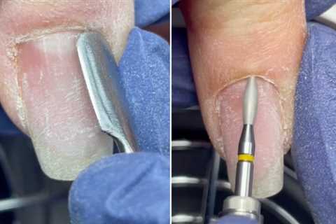 This controversial technique lasts longer than gel, the 'Russian Manicure.