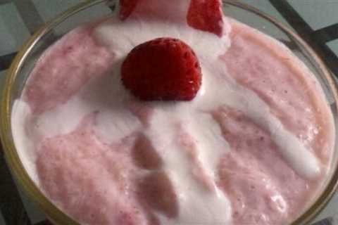 Low Carb High Fiber Strawberry Yoghurt Recipe