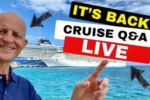 LIVE CRUISE Q&amp;A HOUR - SUNDAY 13 February 2022 5pm UK/ 1pm EST / 9am PST