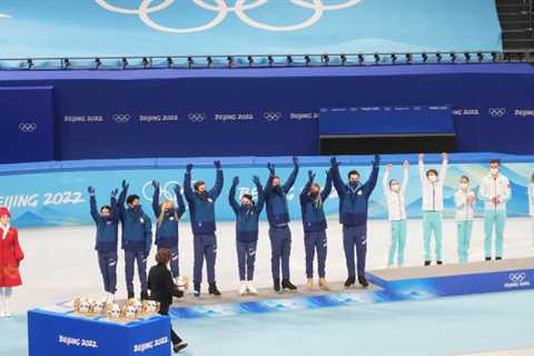 An inquiry has led to the postponement of the medal ceremony for team figure skaters.