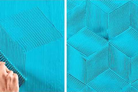 Amazing Wall Decor Ideas || Wall Painting Hacks You Can Easily Repeat