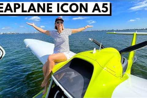 $269,000+ ICON A5 SEAPLANE / Amphibious Light-Sport Aircraft Aviation Demo Flight &amp; Boat Tour