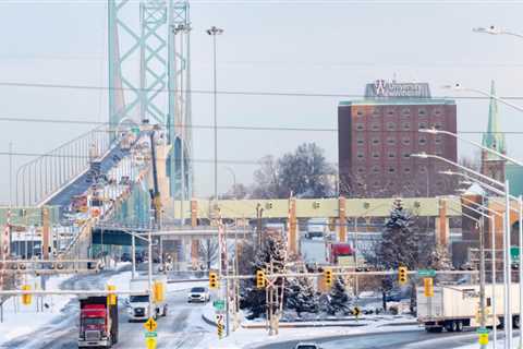 After the Ambassador Bridge is cleared, auto production resumes