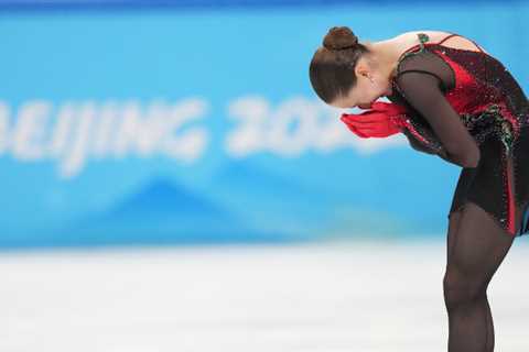 In a blur of jumps, tumbles and tears, a Russian star falls and another rises.