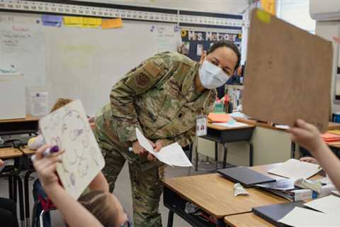 Pandemic's Impact On Schools Gets a New Twist: Substitutes In Camouflage