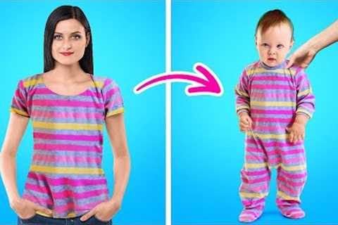 AWESOME CLOTHING HACKS FOR CRAFTY PARENTS