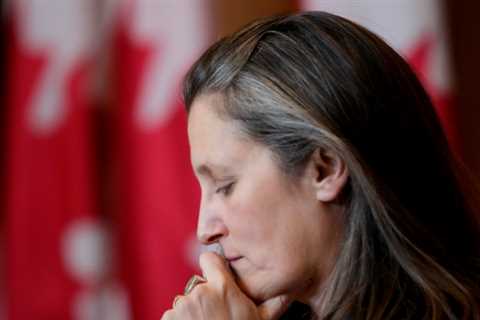 Chrystia Freeland claims that Canada will suffer 'collateral harm' due to Russia's sanctions