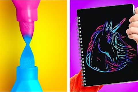 MESMERIZING ART IDEAS AND COOL SCHOOL CRAFTS