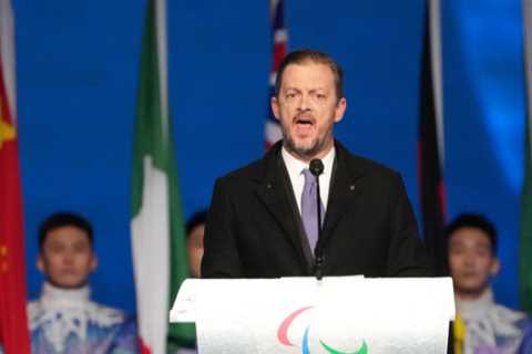 Russia is rebuked by the President of Paralympics at the Opening Ceremony