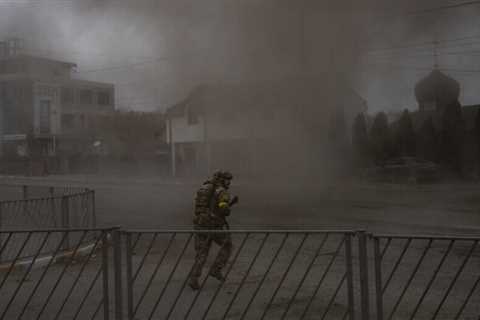 Three people were killed in Kyiv when Russian forces opened fire on evacuatees.