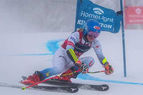 Mikaela Shiffrin is up against stiff competition in the women's giant skilom.