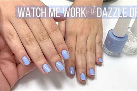 Gentle Salon Manicure with Dazzle Dry Ocean Motion