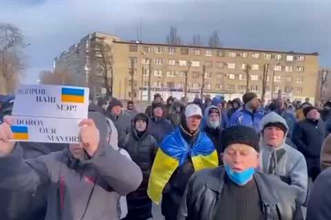 Russia faces resistance from the public in the cities and towns it seizes.