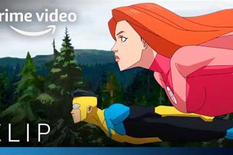 Invincible and Atom Eve | Invincible | Prime Video
